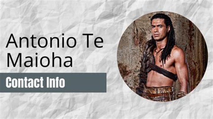 Antonio Te Maioha Net Worth