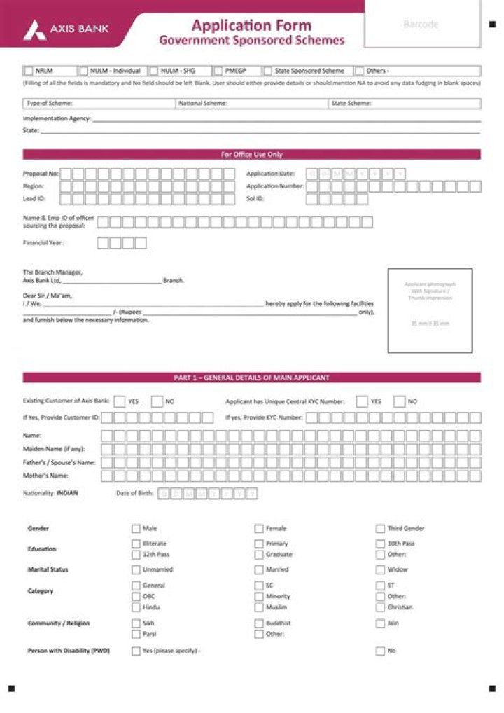 Axis Bank Application Form 2022 - 2023 Recruitment Application Form 2022 Online Apply