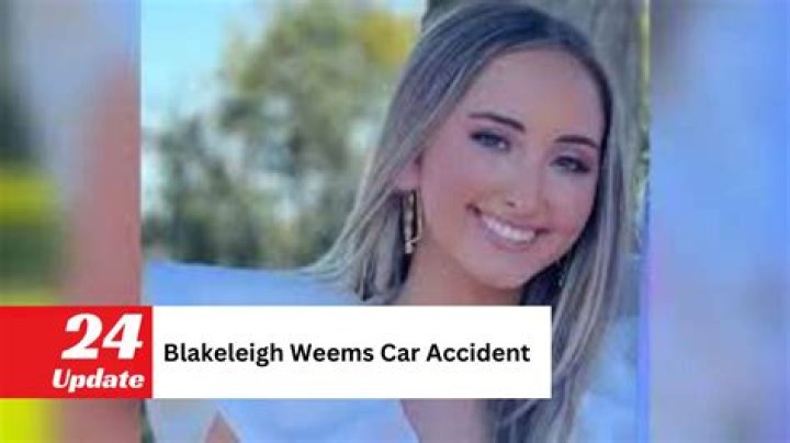 Blakeleigh Weems Car Accident Walker High School Cheerleader Died - SarkariResult