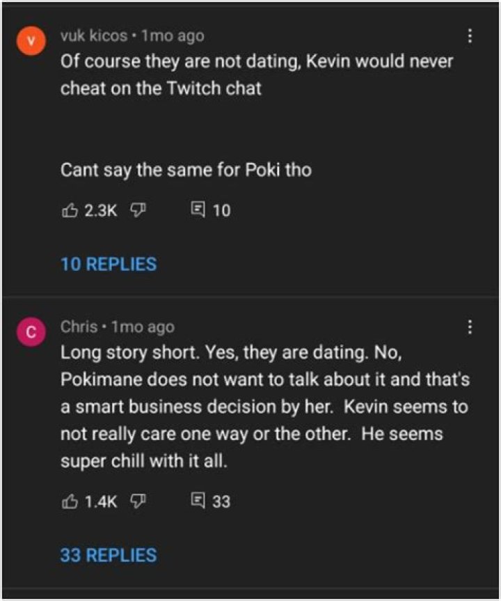 ‘Boyfriend’ rumors sweep Twitter as Pokimane chats with Kevin