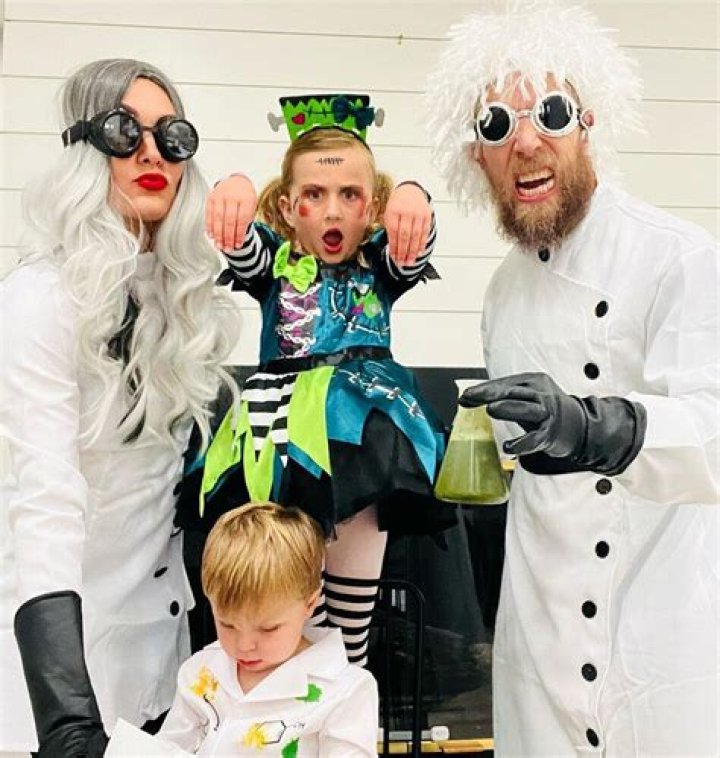 
Brie Bella and Husband Are Scientists in Adorable Family Halloween Photos: ‘Went a Little Mad’ 
