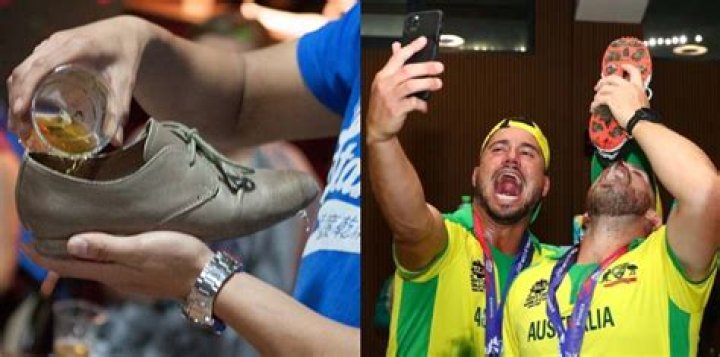 Explanation Of The Shoey Celebration And The Tradition Of The Australian Cricket Team Drinking Beer From Shoes - SarkariResult
