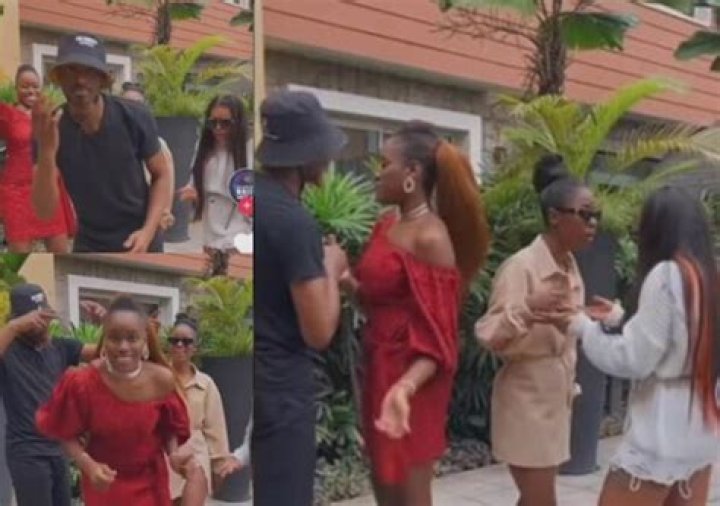 
Fans Gush As Adekunle, Bella, Chi Chi, Daniella Show Off Dance Moves In Cute Video 