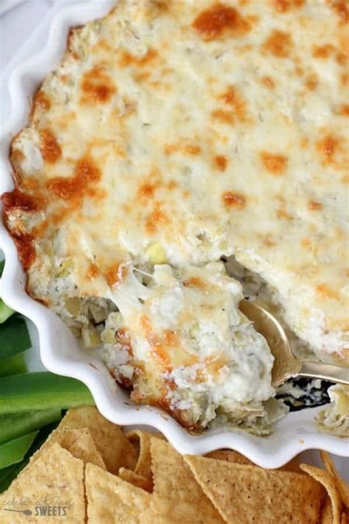 Hot Artichoke Dip - Warm cheesy dip, ready in minutes!