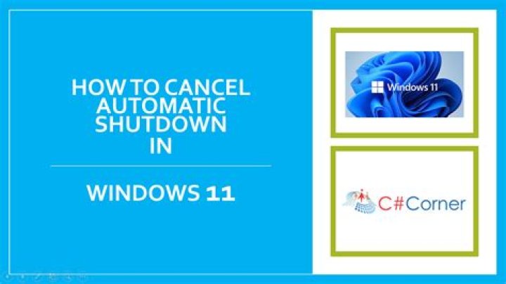 How to cancel shutdown command