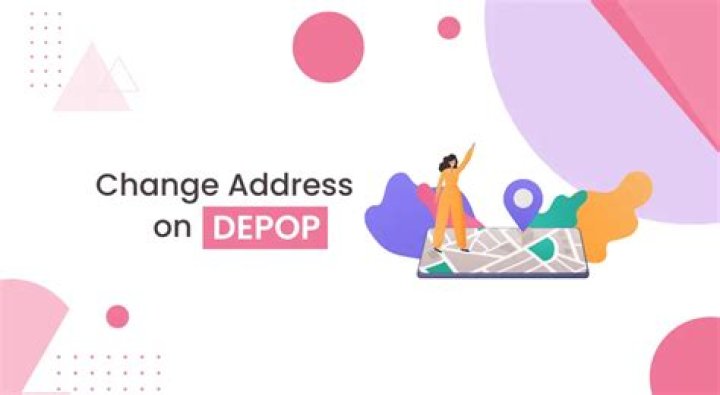 How to change address on depop