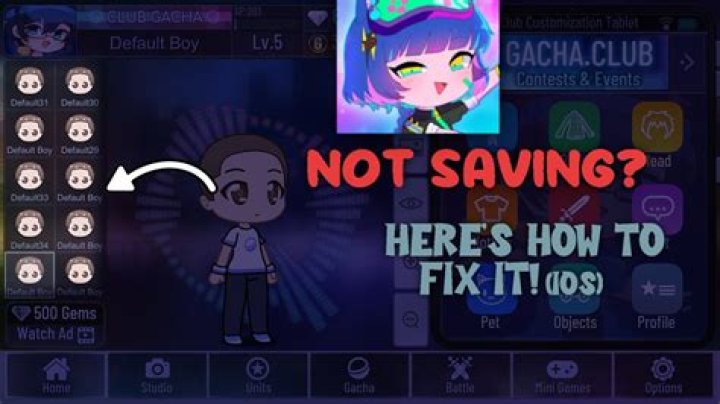 How to Fix / Solve Gacha Club Not Saving - SarkariResult