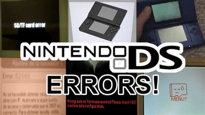 How to Fix / Solve Nintendo DS Error Code 52000 - SarkariResult
