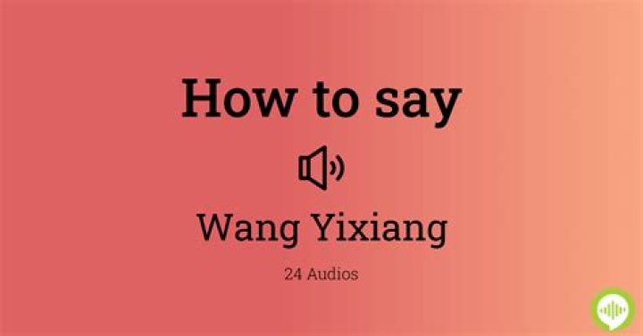 How to pronounce wang