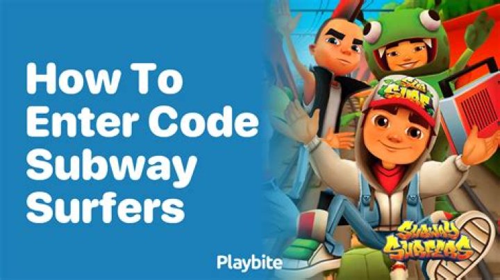 How to Put Codes In Subway Surfers? - SarkariResult