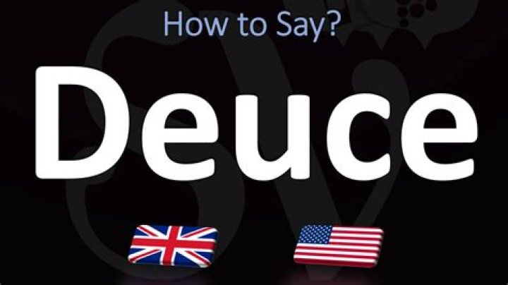 How to spell deuce
