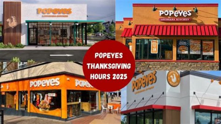 Is Popeyes Open On Thanksgiving - SarkariResult