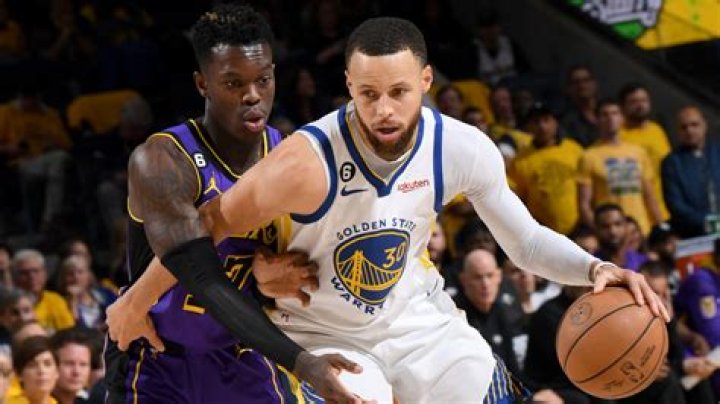 Joe Montana, George Kittle, Christian McCaffrey attend Golden State Warriors vs Lakers game at Chase Center