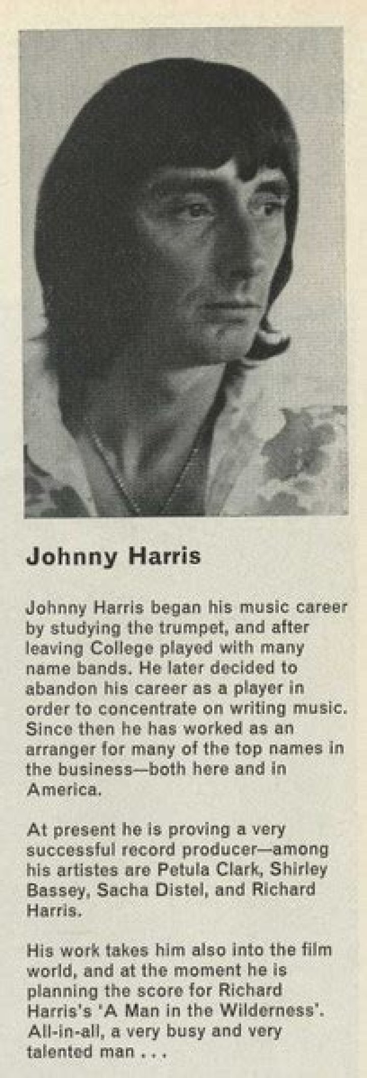 Johnny Harris (musician)