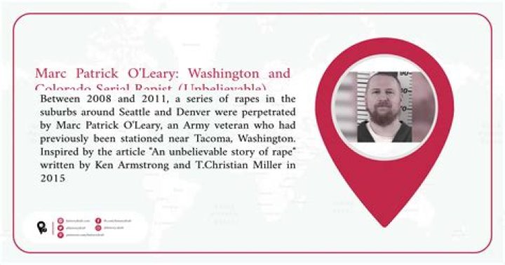 Marc O’Leary Wiki, Biography , Age, Family, Serial rapist, Wife, Facts