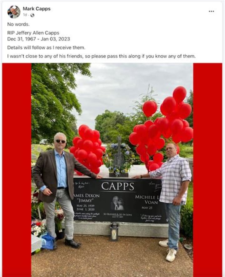 Mark Capps Death: Obituary, Cause Of Death, Funeral