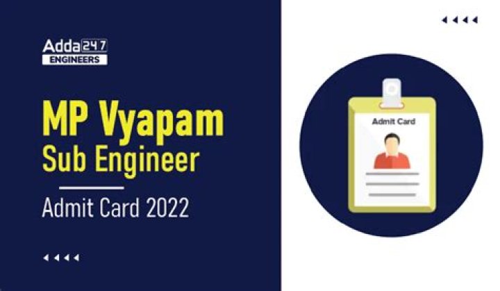MP Vyapam Admit Card 2022 : ग्रुप 1, ग्रुप 2 भर्ती के एडमिट कार्ड जारी