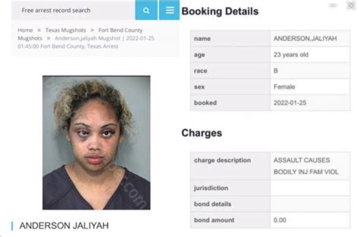 Mugshot: Is Jaliyahma In Jail? Funnymike Girlfriend Arrested In Texas For Assault