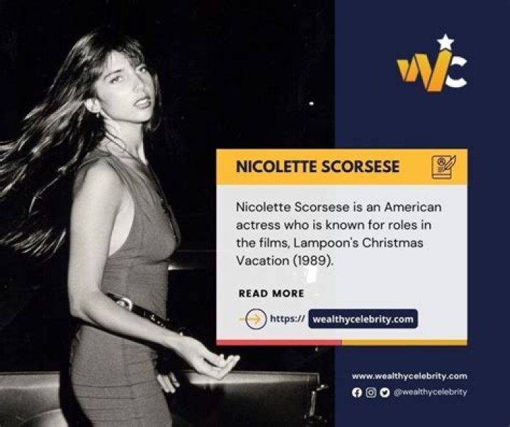 Nicolette Scorsese Wikipedia: Age and Bio, Meet The Christmas Vacation Cast on Instagram