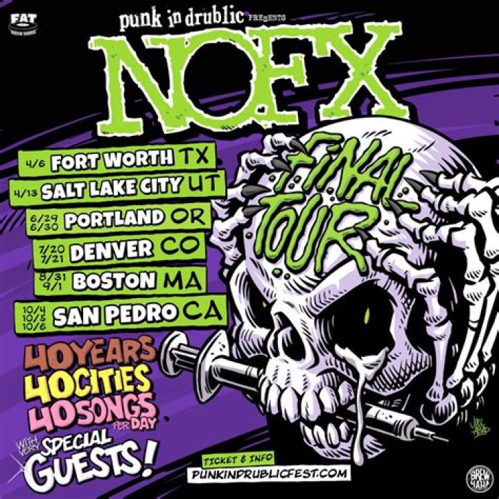 NOFX 2024 Tour: When and Where Are the Last Shows? Plus, Tips on Accessing Presale Tickets! - SarkariResult