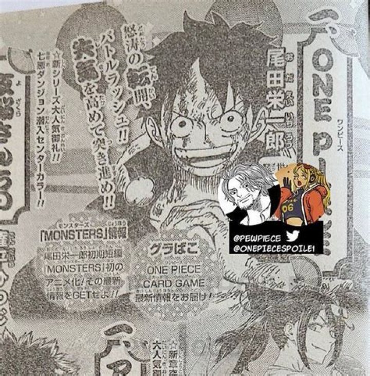 One Piece chapter 1089 spoiler leaked on Reddit and Twitter