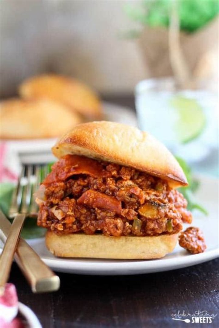 Pizza Sloppy Joes - Celebrating Sweets