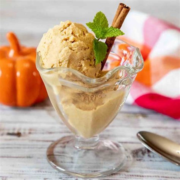 Pumpkin Ice Cream (No-Churn) - Celebrating Sweets