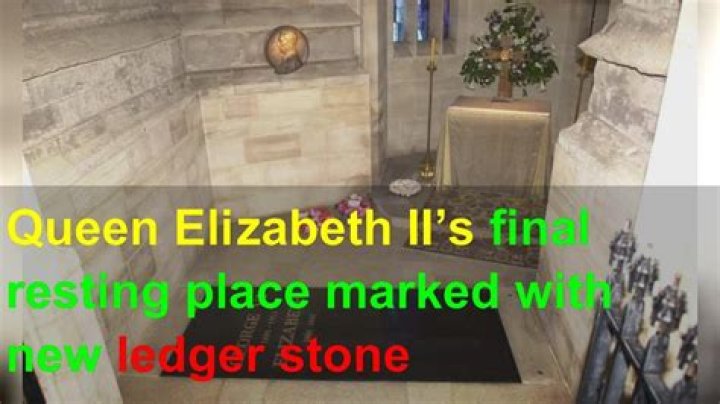 
Queen Elizabeth II’s Final Resting Place Marked with New Ledger Stone 