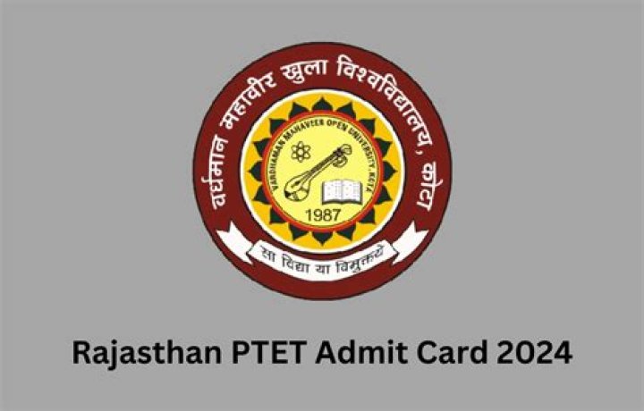 Rajasthan PTET Admit Card 2024