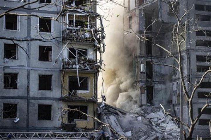 
Russian rockets pound Ukraine after bridge bombing, killing at least 17 