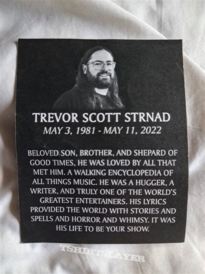 Trevor Strnad Net Worth At The Time Of His Death