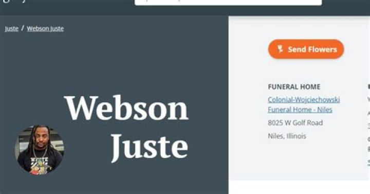 Webson Juste Died- Who Was Webson Juste? Know His Cause of Death?