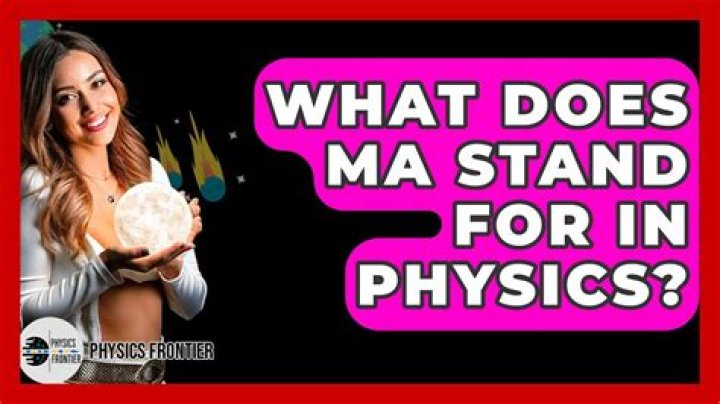 What does ma stand for in medicine