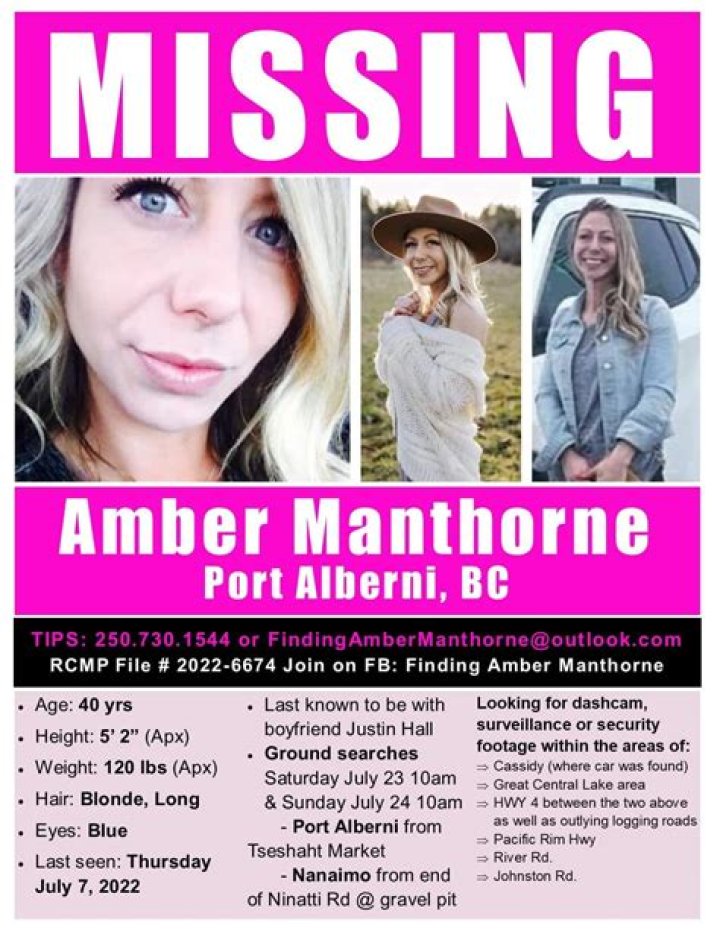 What Happened To Missing Amber Manthorne? Is The Port Alberni Woman Found?