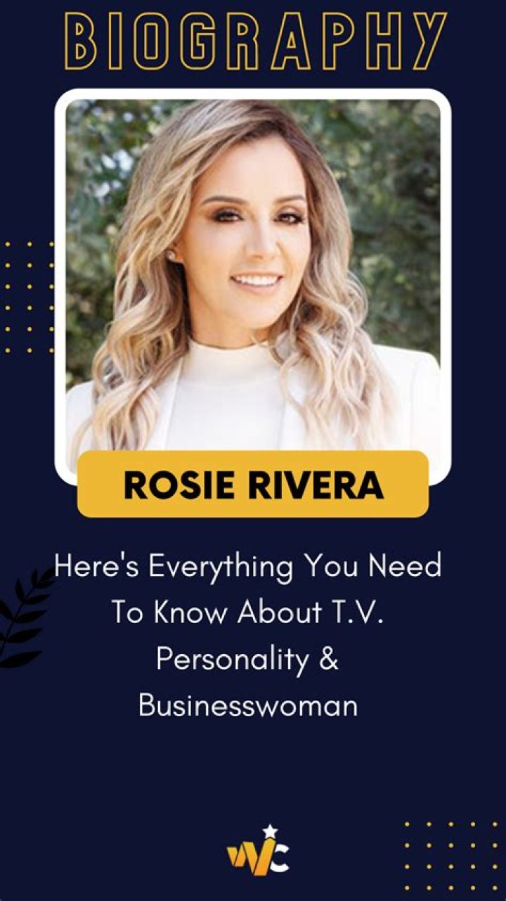 What is Rosie Rivera’s Net Worth? Know All About Abel Flores Wife