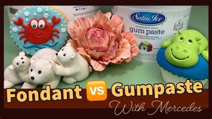 What is the Difference Between Gumpaste and Fondant