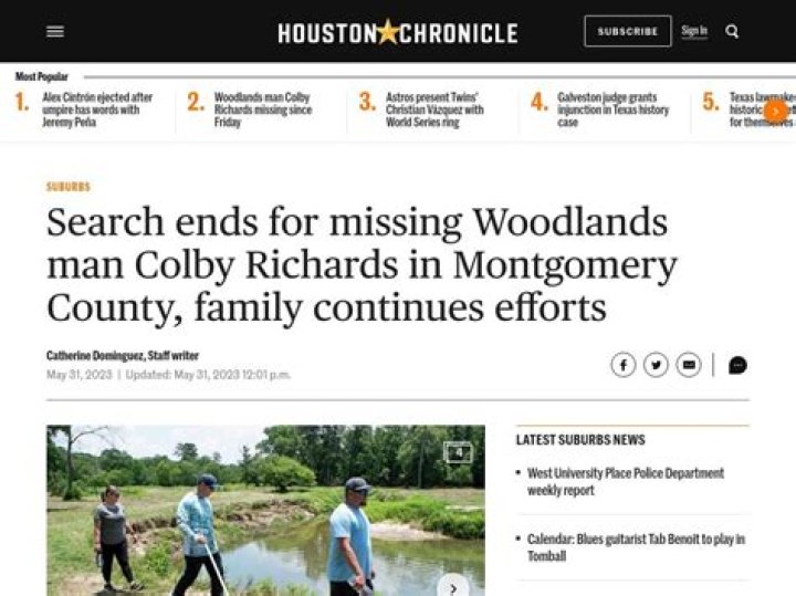 Where was Colby Richards last seen? Missing Montgomery man’s disappearance sparks concern online