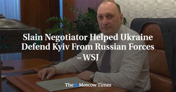 
Who Is Denis Kireev From Ukraine? Official Negotiator Shot To Death In After Being Accused Of Treason 
