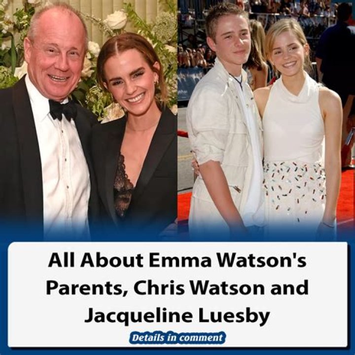 Who Is Jacqueline Luesby? Emma Watson Mom and Parents-Dad Chris Watson