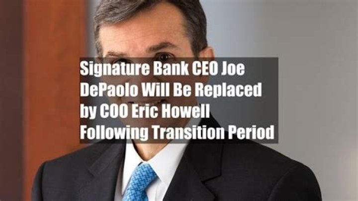 Who is Joseph J. DePaolo? President and CEO of Signature Bank
