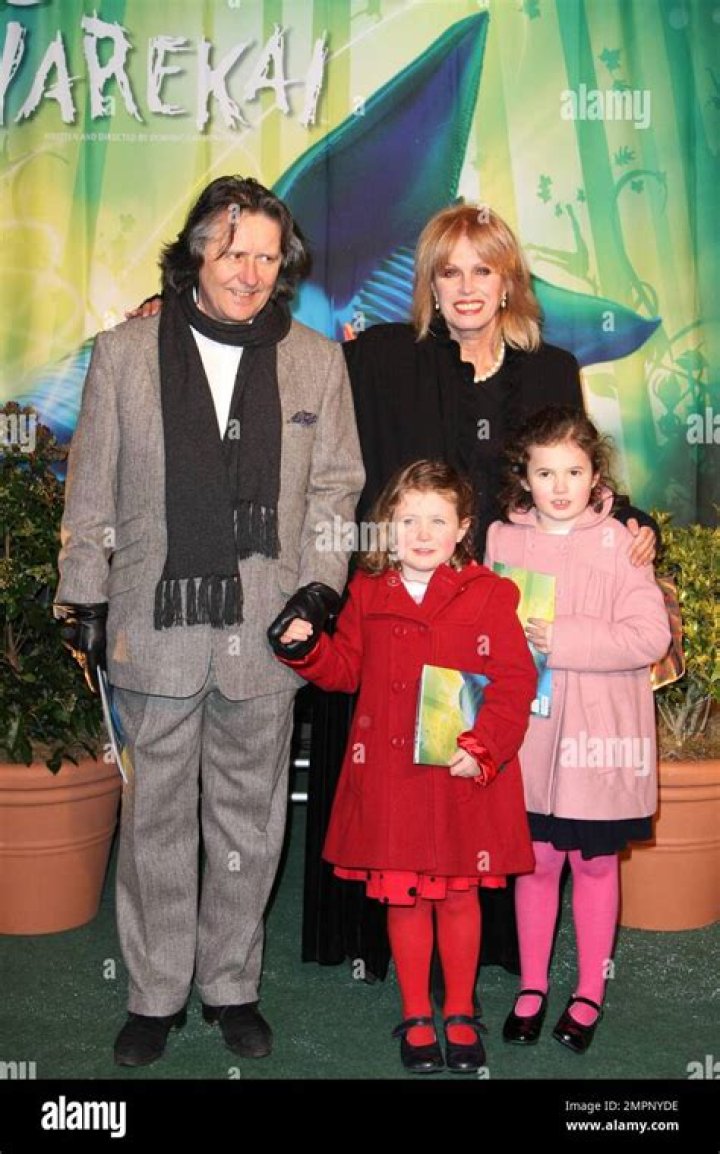 Who is the father of Joanna Lumley’s son? What does Joanna Lumley’s son do?