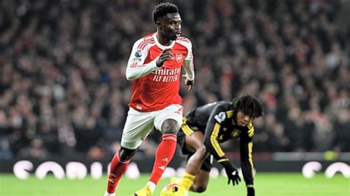 
Why is Bukayo Saka not playing today? 